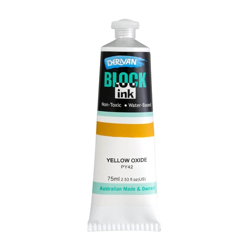 Derivan Block Ink Yellow Oxide 75ml - Click Image to Close
